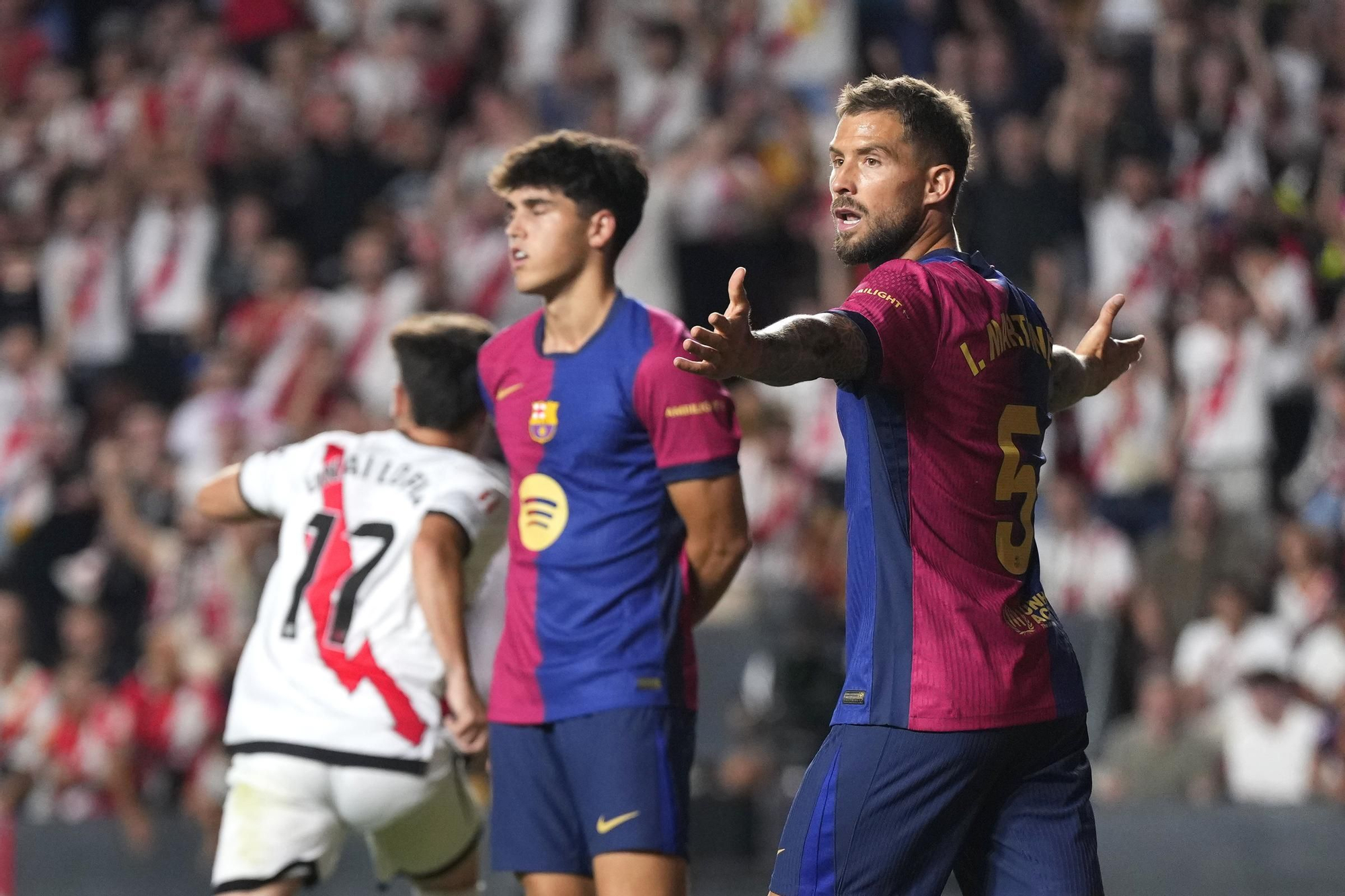 El Rayo Vallecano - Barça, en fotos
