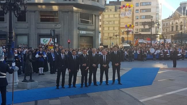 Alfombra azul de los premios "Princesa de Asturias" 2017