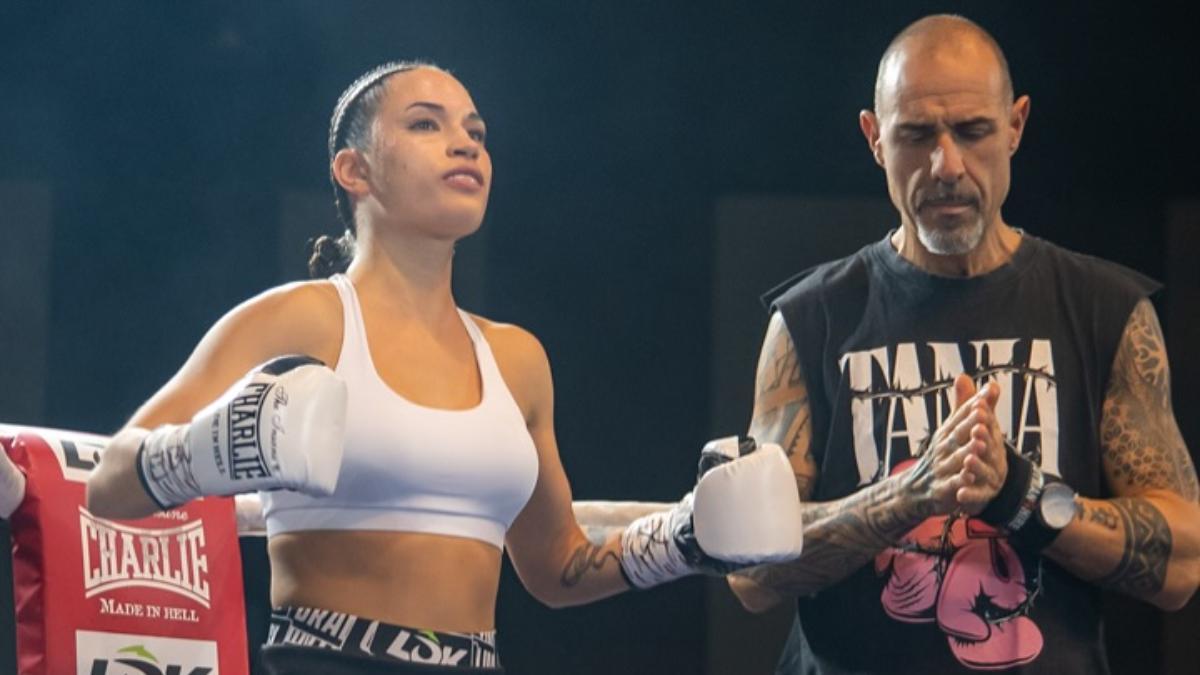 Tania Álvarez y su entrenador, Toni Moreno