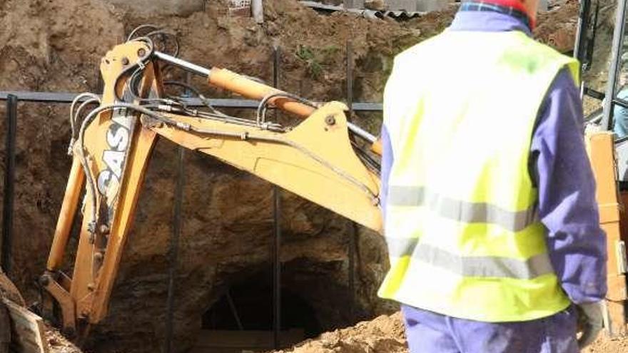 Un trabajador de la construcción.