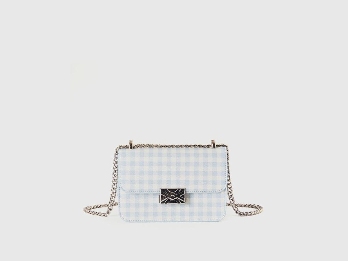 Bolso cuadros vichy de Benetton