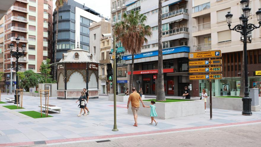 Así ha quedado la &#039;nueva&#039; Plaza la Paz de Castelló