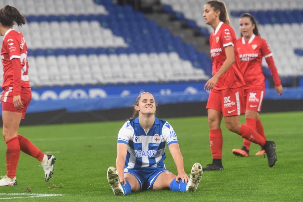 El Dépor Abanca cae en Riazor ante el Sevilla