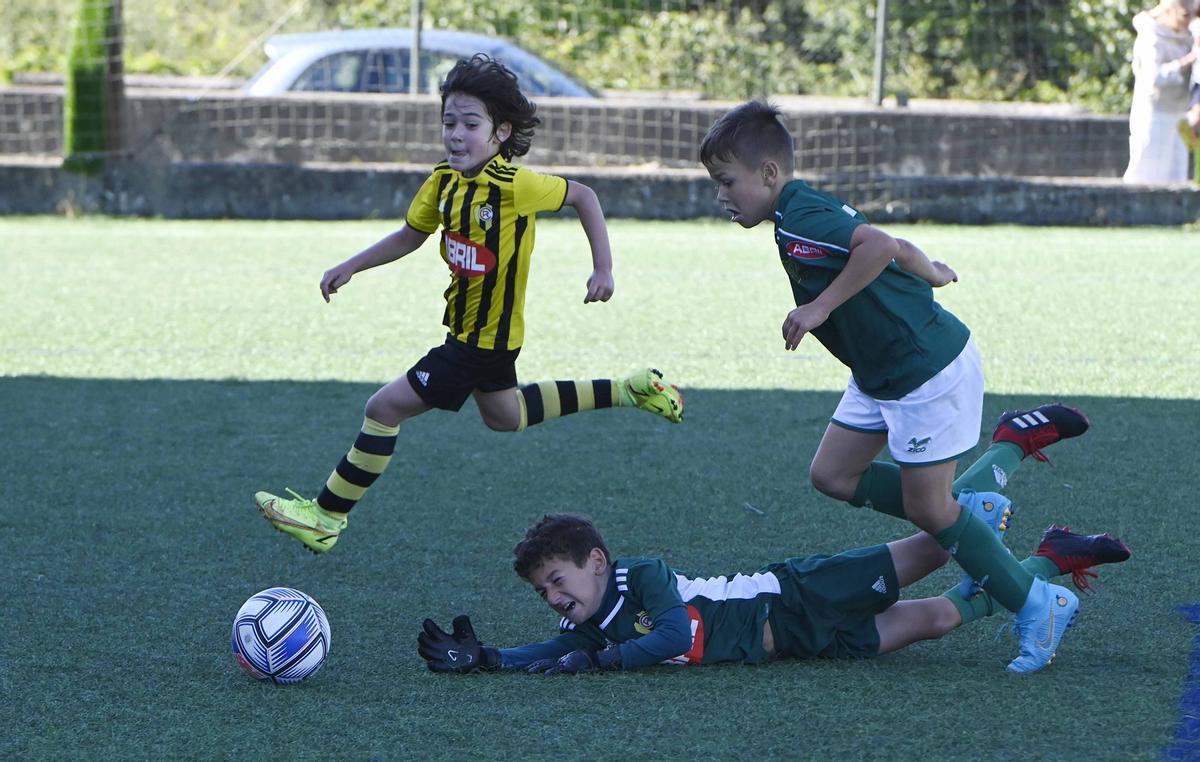 Partido entre el Rápido y el Coruxo.