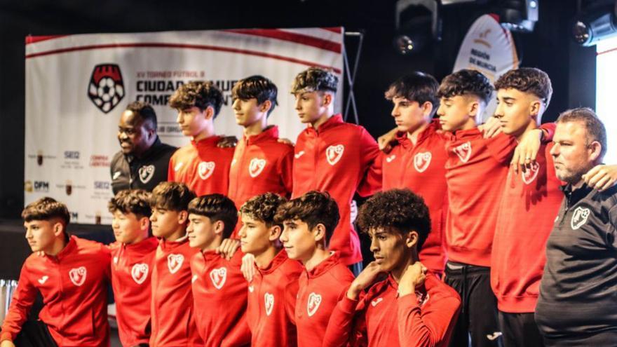 Jugadores del CFS Progreso durante la presentación. | L.O.