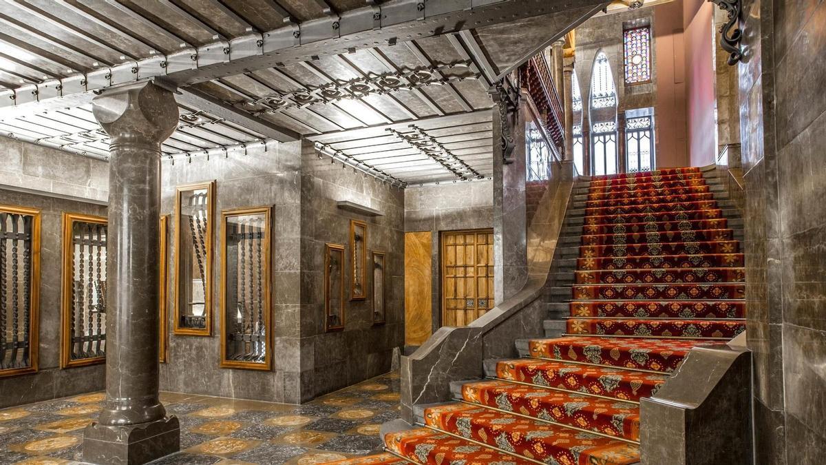 Interior del Palau Güell.