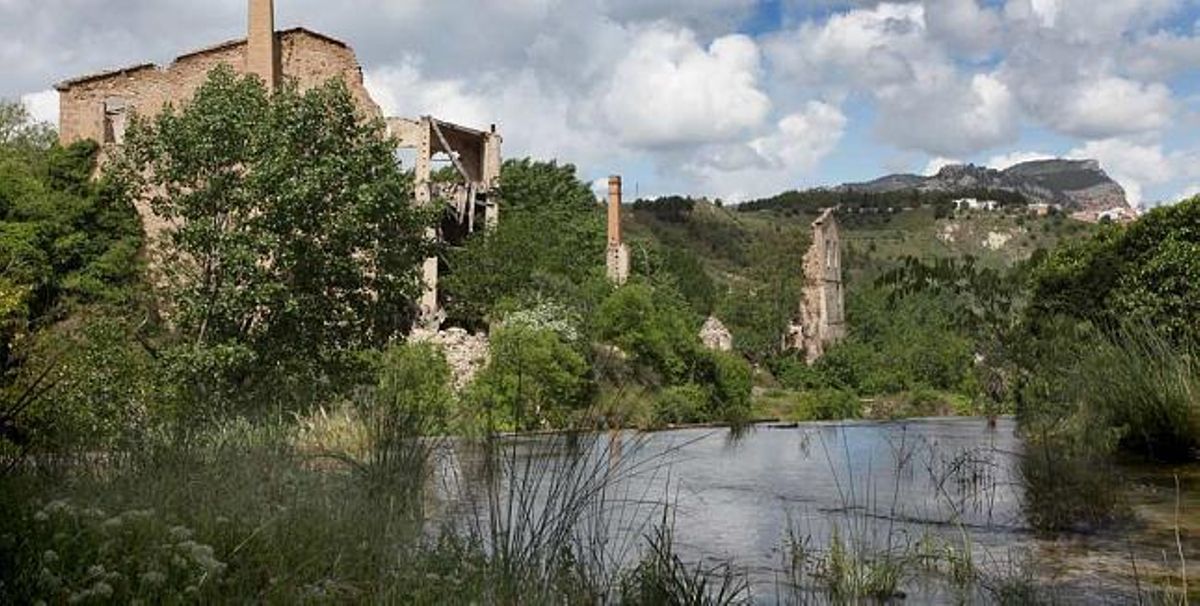 Agua a raudales en El Molinar de Alcoy