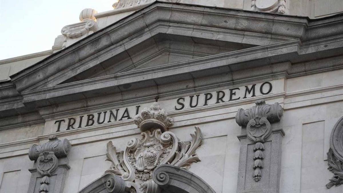 Fachada del Tribunal Supremo.