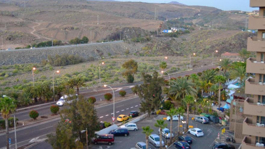 Parcela de El Veril donde está previsto el Siam Park, en Gran Canaria.