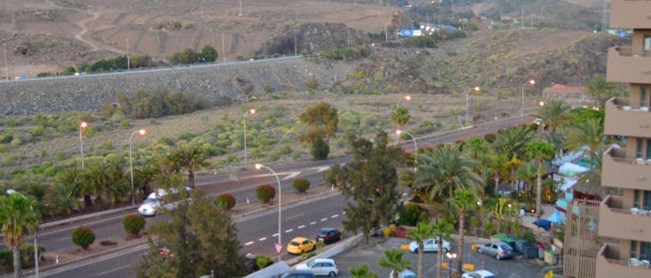 Parcela de El Veril donde está previsto el Siam Park, en Gran Canaria.