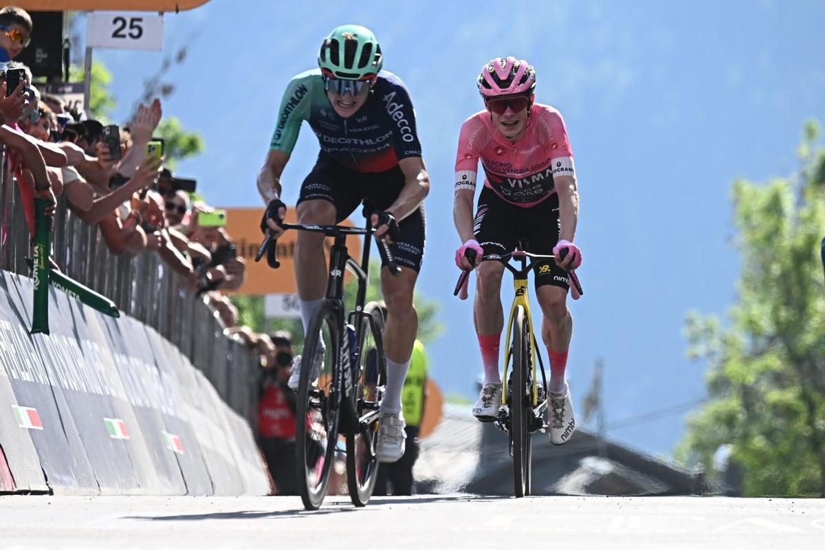 Las mejores imágenes de la 19ª etapa del Giro de Italia.