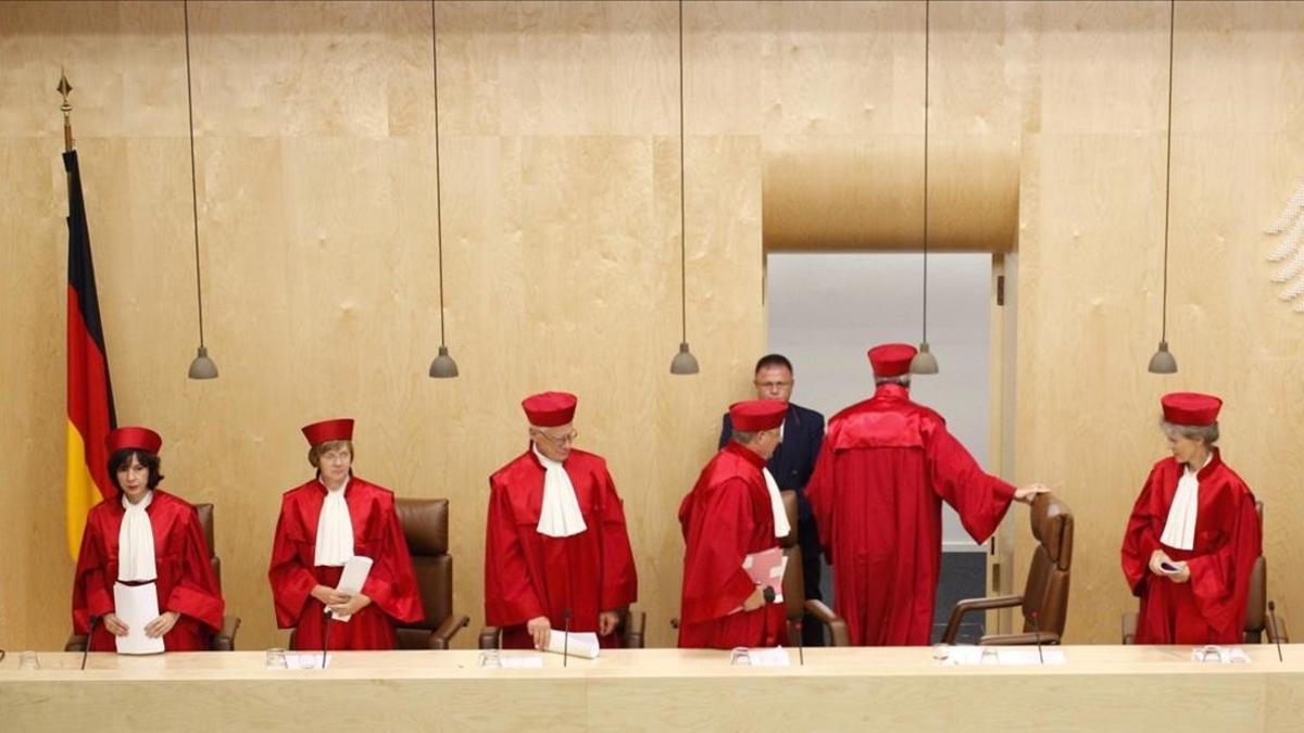 Varios magistrados del Tribunal Constitucional de Alemania
