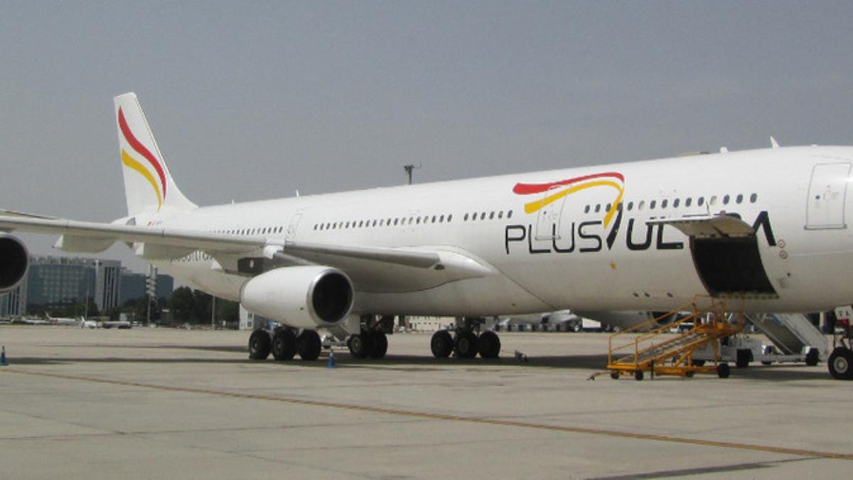 Un avión de Plus Ultra.