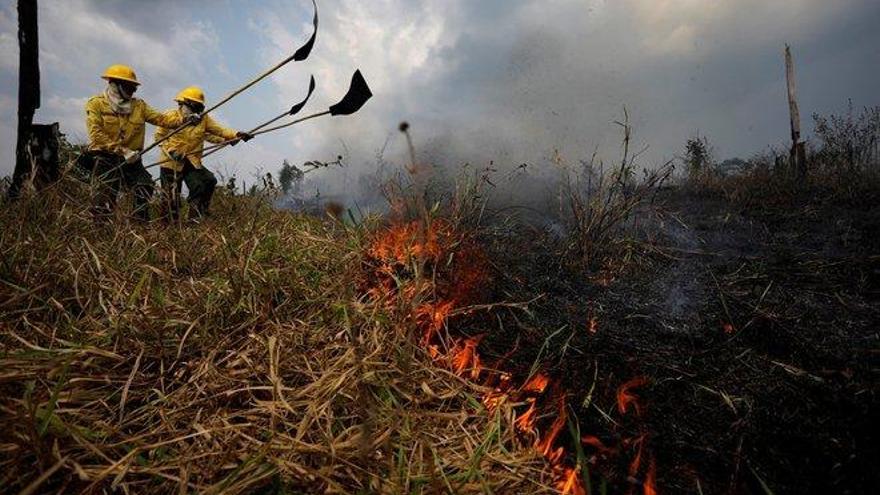 Bolsonaro prorroga la actuación de militares contra incendios en la Amazonia