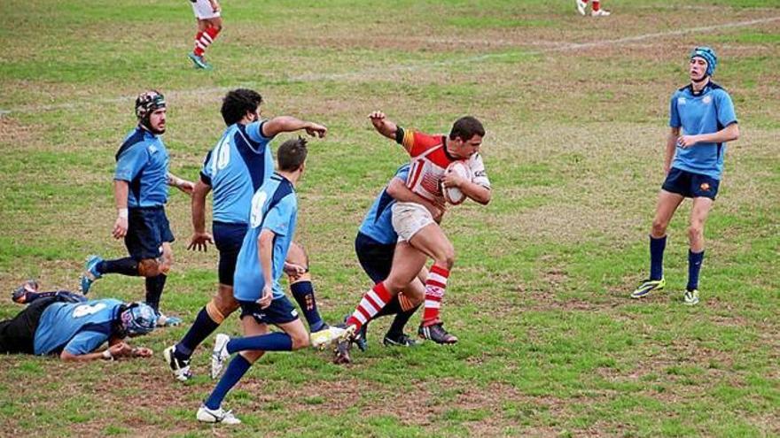 El Manresa RC masculí va fer un gran partit en fase atacant