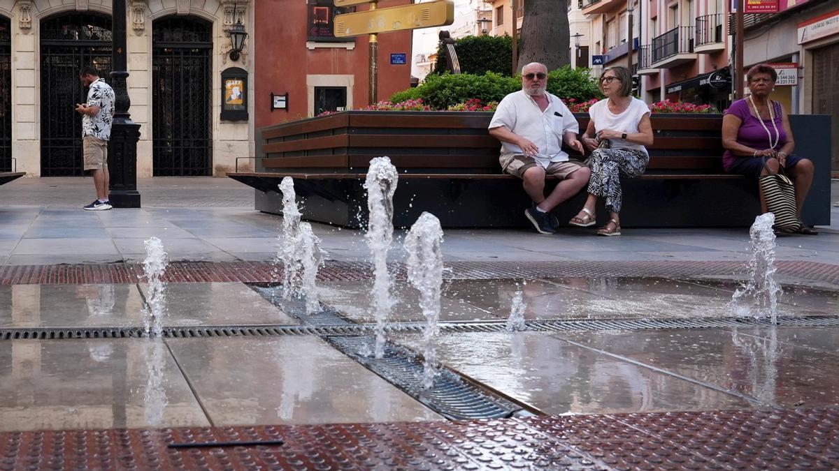 Fuentes Plaza de la Paz en Castelló.