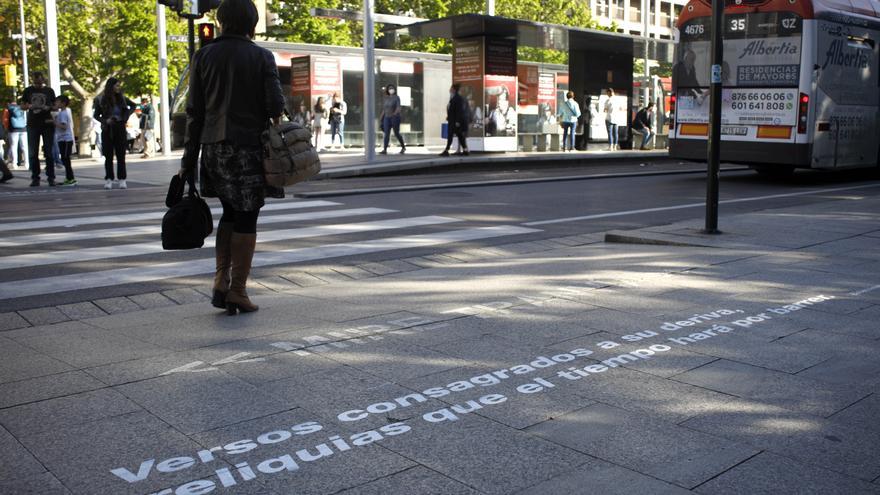 La poesía joven de Rasmia! vuelve a las calles de Zaragoza