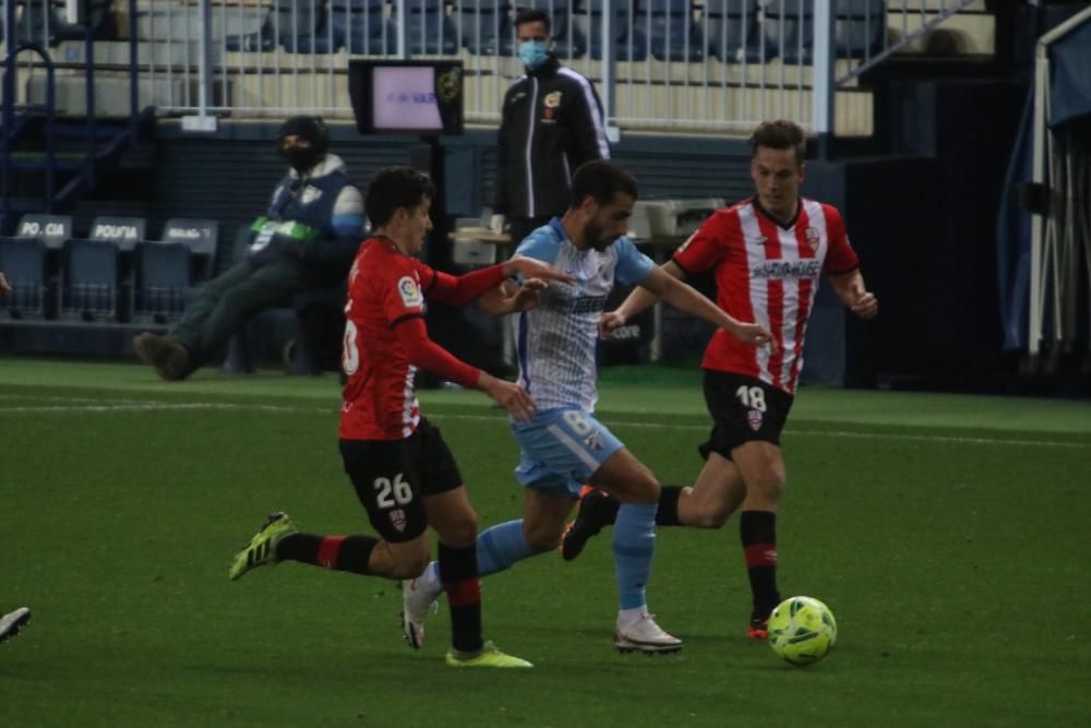 Partido de la Liga SmartBank: Málaga CF - Logroñés.