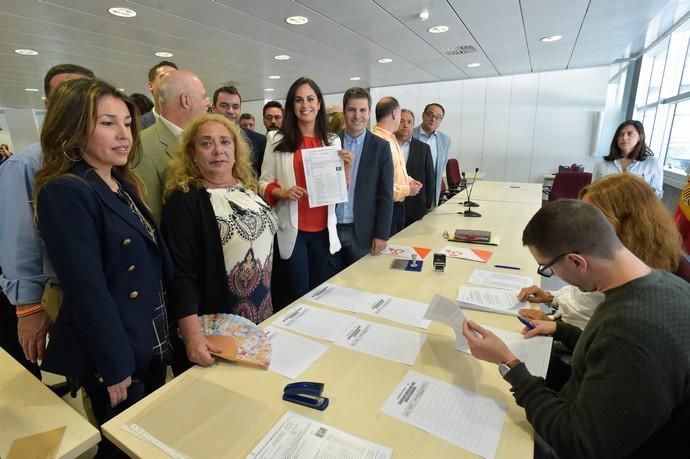 17-04-2019 LAS PALMAS DE GRAN CANARIA. Ciudadanos presenta candidaturas 26M en la Junta Electoral Provincial de Las Palmas  | 17/04/2019 | Fotógrafo: Andrés Cruz