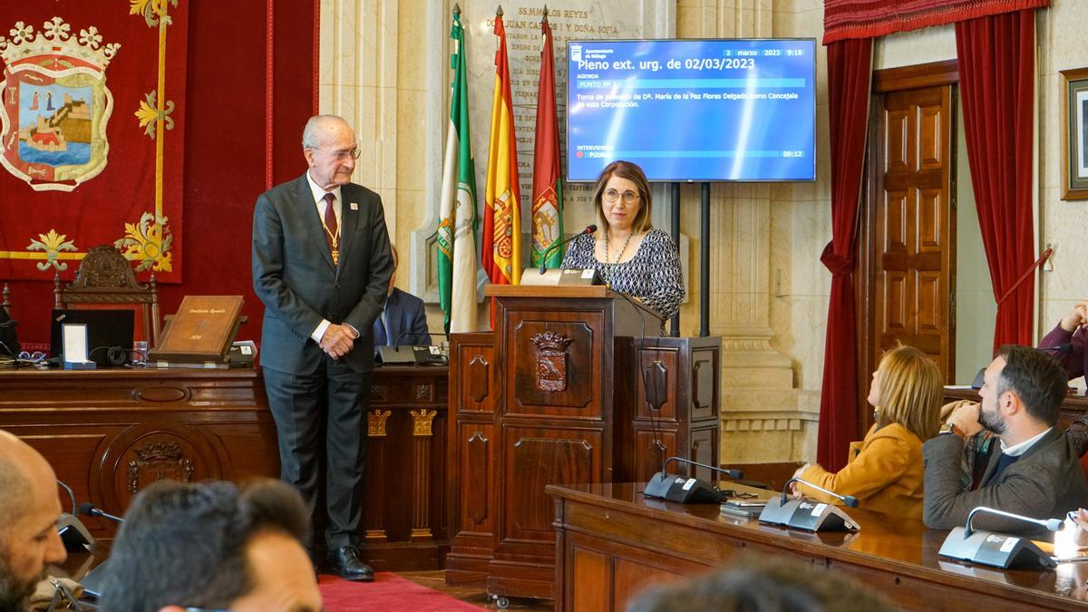 Toma de posesión de María Paz Flores en el Pleno