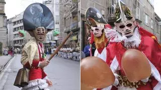 El Entroido se impone: Cigarróns y pantallas llenan las calles de Verín y Xinzo en el Domingo Corredoiro