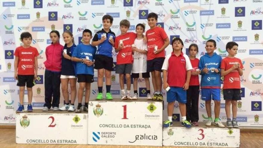 Vencedores del campeonato celebrado en A Estrada.