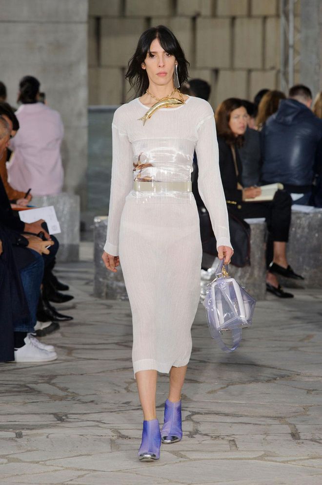PFW: Loewe Primavera/Verano 2016, vestido blanco