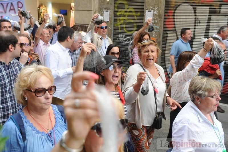 Los lodos del Mar Menor llegan a Murcia