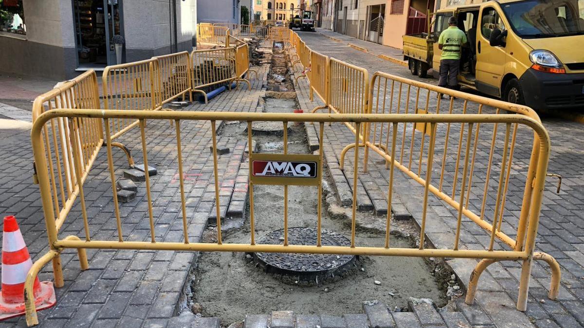 La calle Alonso de Tejada reabrirá al tráfico esta semana