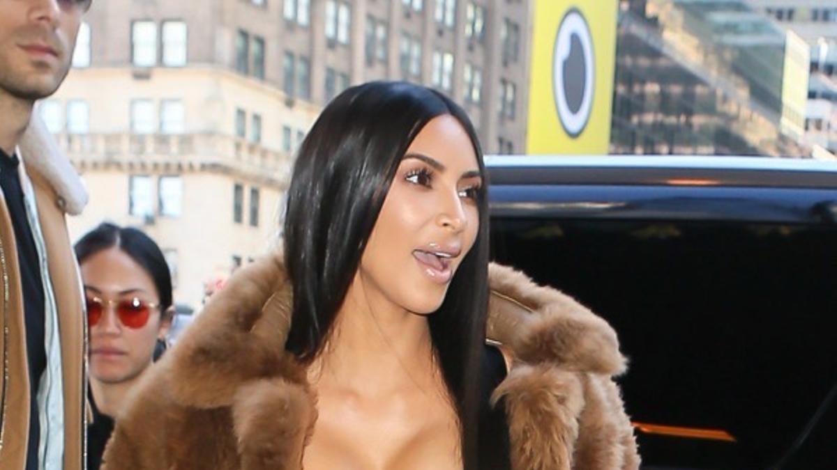 Kim Kardashian y su provocativo look