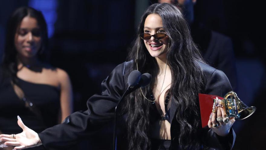 Rosalía durant la gala dels Grammy Llatins