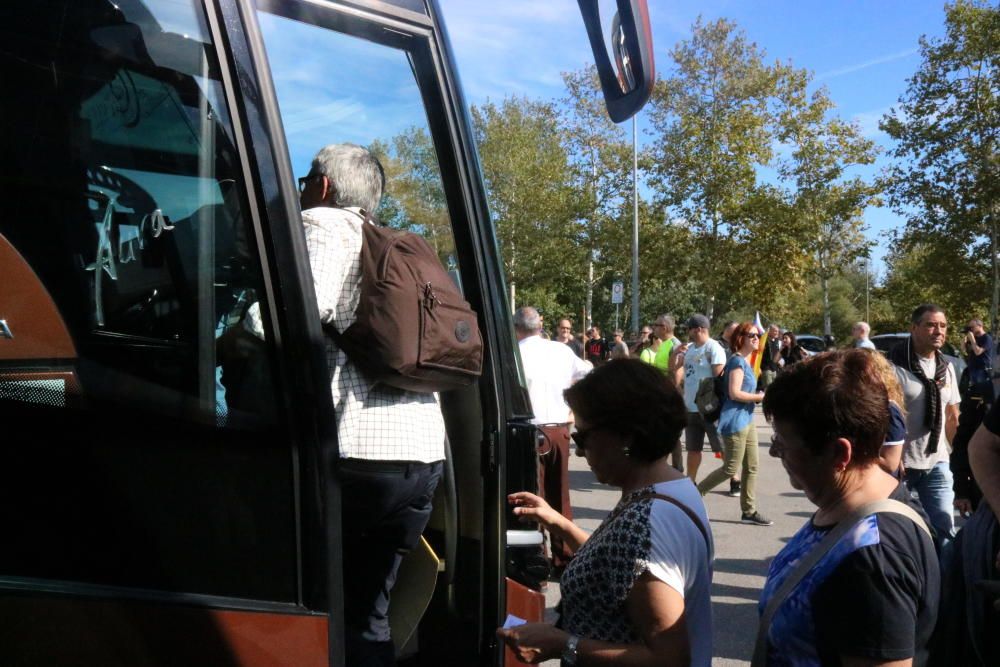 Manifestació a Barcelona per l'alliberament dels Jordis