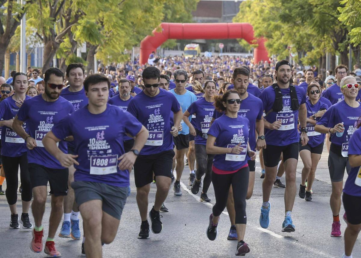 Alicante celebra la 10ª edición de la Carrera contra el Cáncer de Páncreas