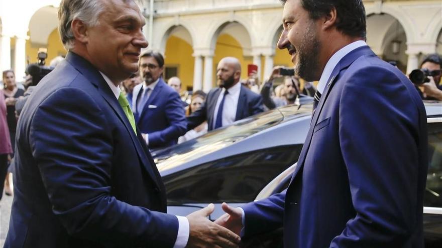 Salvini y Orbán sellan una alianza xenófoba para voltear Europa