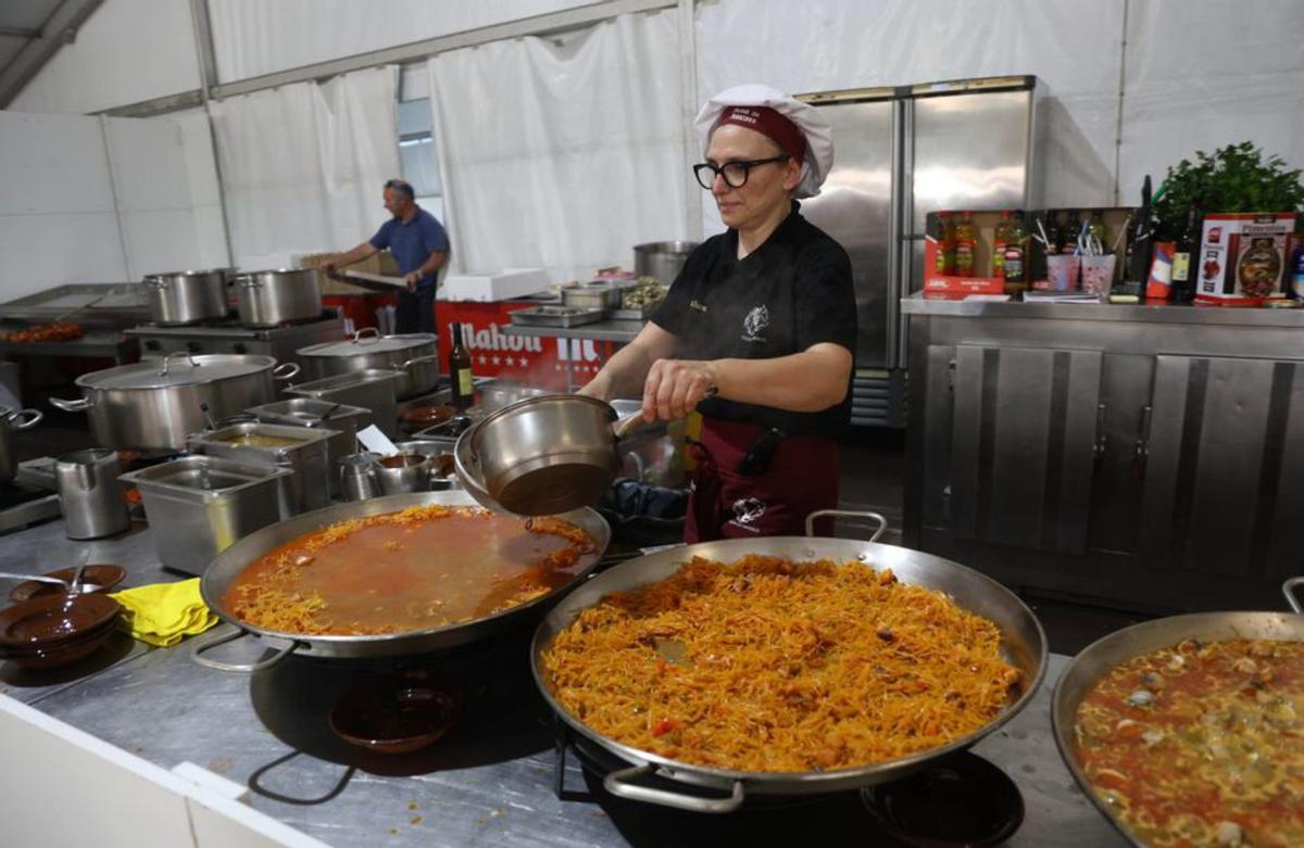 La preparación de los fideos. | Noé Parga
