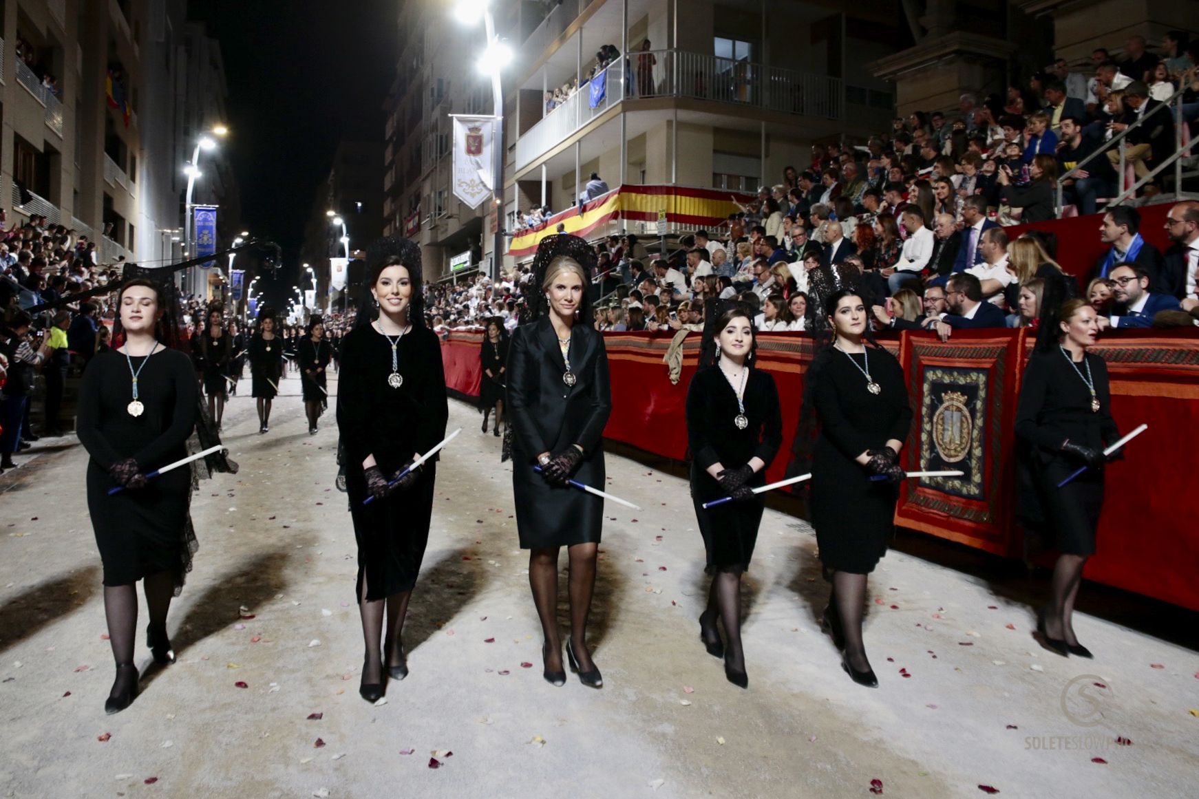 Procesión Viernes de Dolores en Lorca