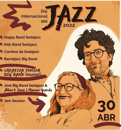 Cartel del festival de jazz de Alfafar.