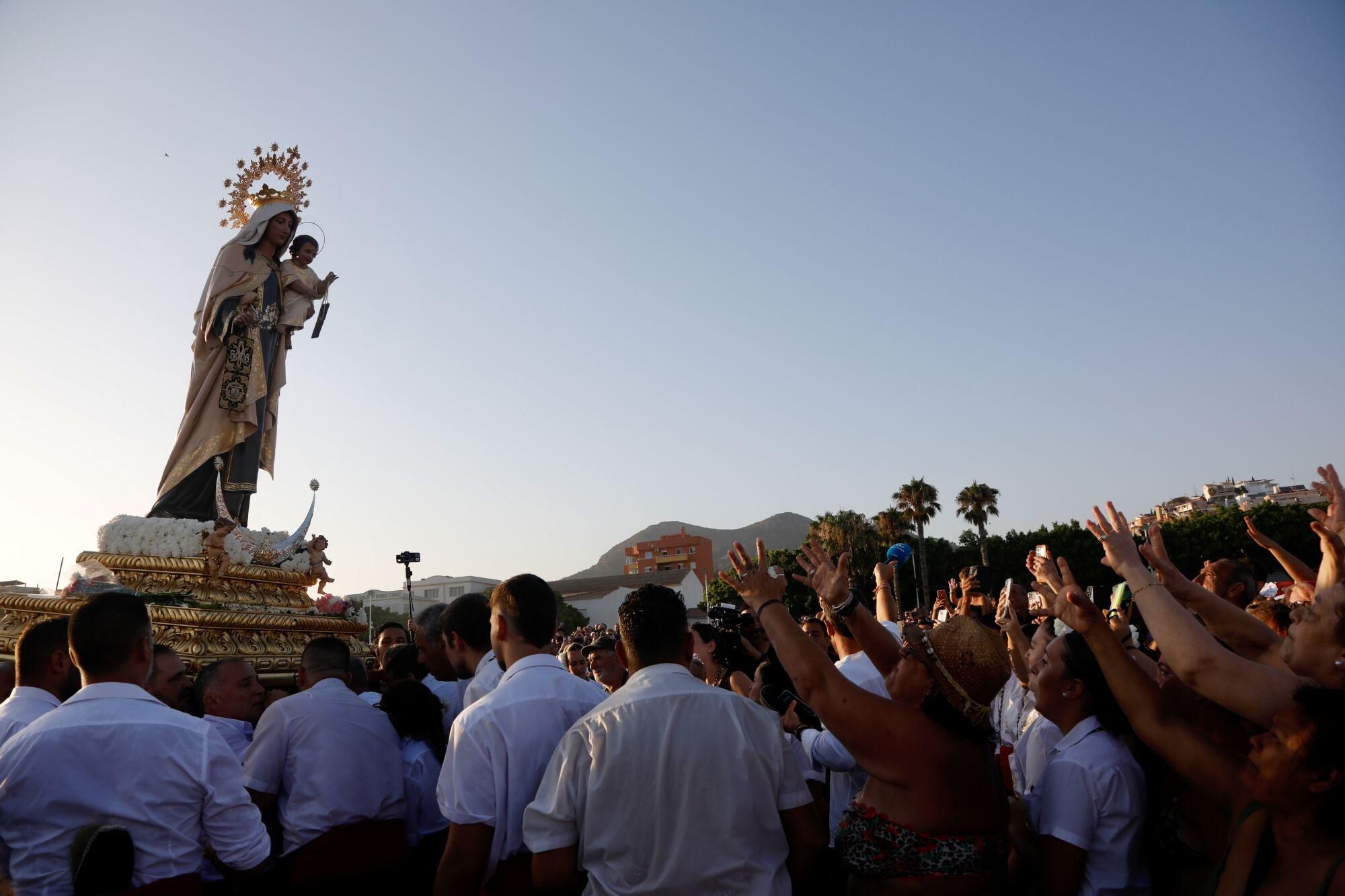 Procesión de la Virgen del Carmen de la barriada de El Palo
