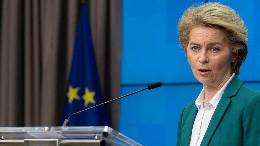 La presidenta de la Comisión Europea, Úrsula Von Der Leyen.