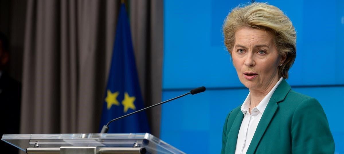 La presidenta de la Comisión Europea, Úrsula Von Der Leyen.