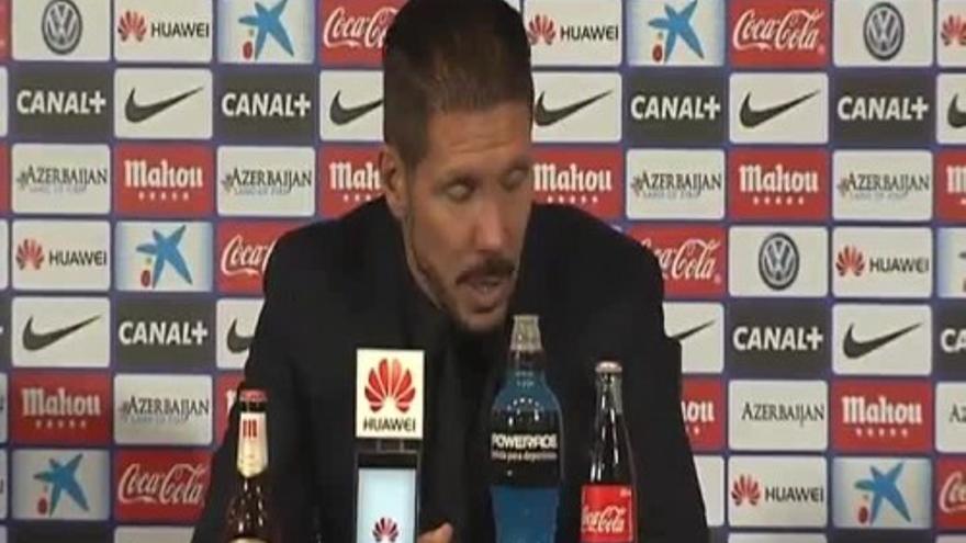 Simeone: "¿Con qué me quedo? Con el ambiente"