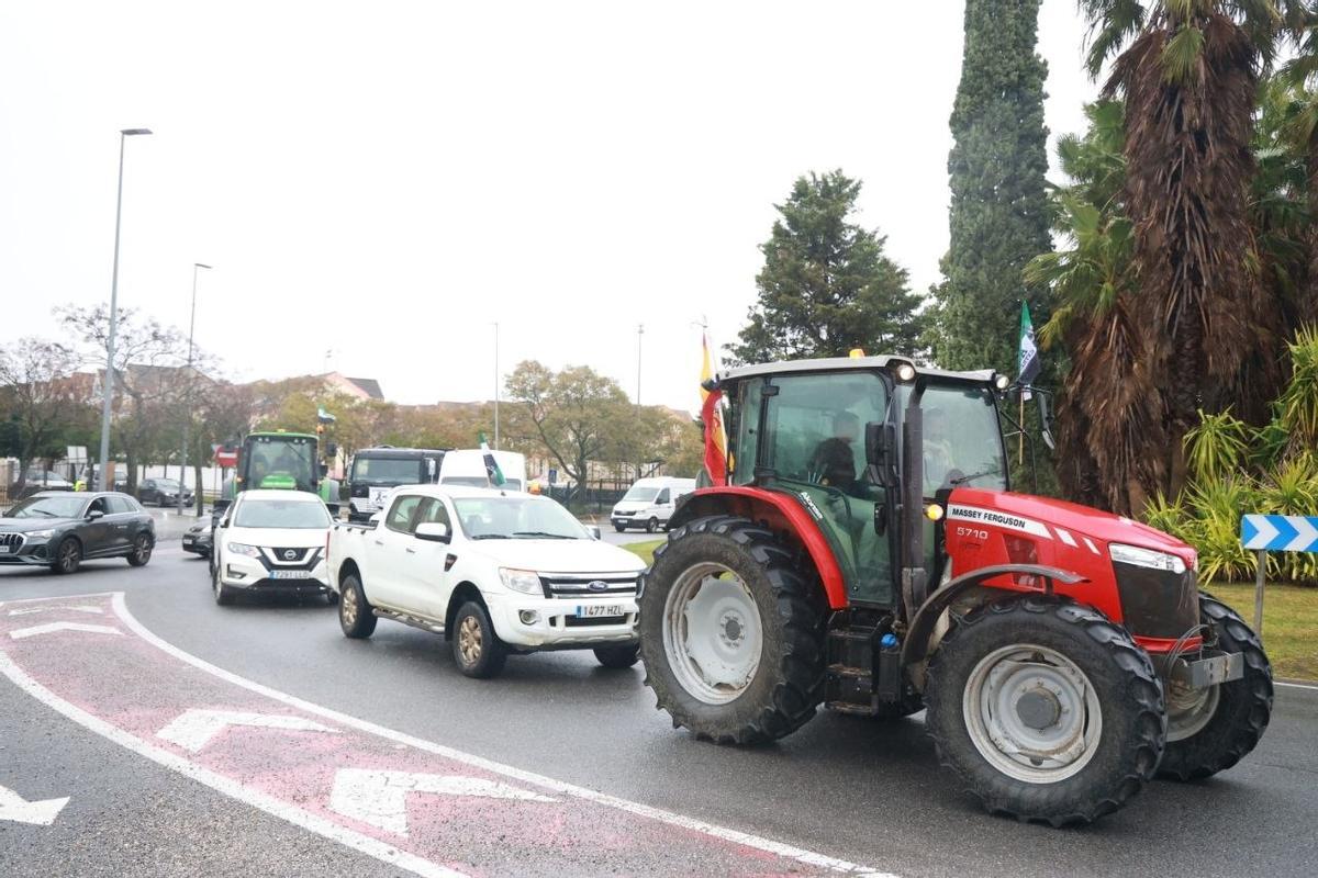 Fotogalería | Imágenes de la tractorada en Cáceres, este miércoles