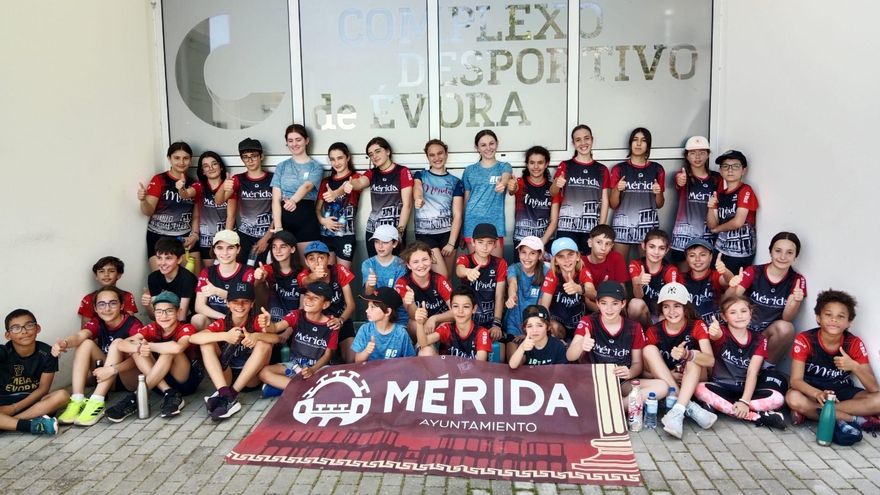 Los alumnos de Mérida y Évora, unidos por el deporte