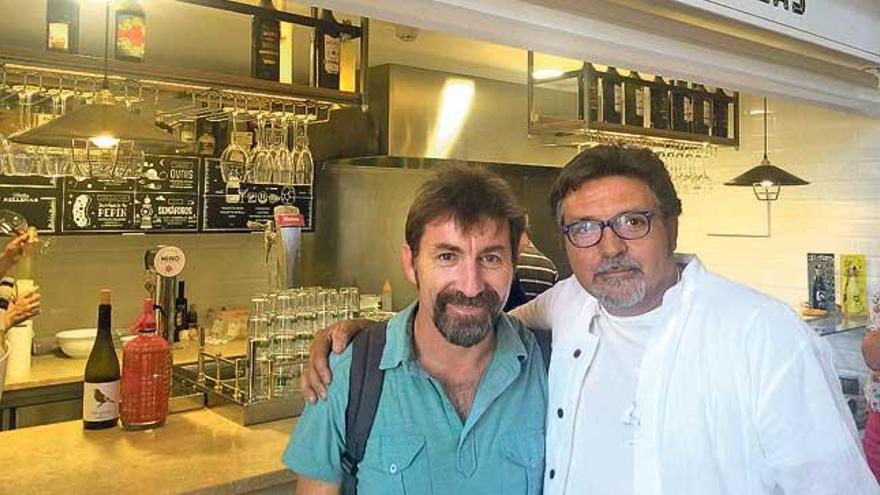 Antonio de la Torre visita el mercado San Juan de s´Escorxador