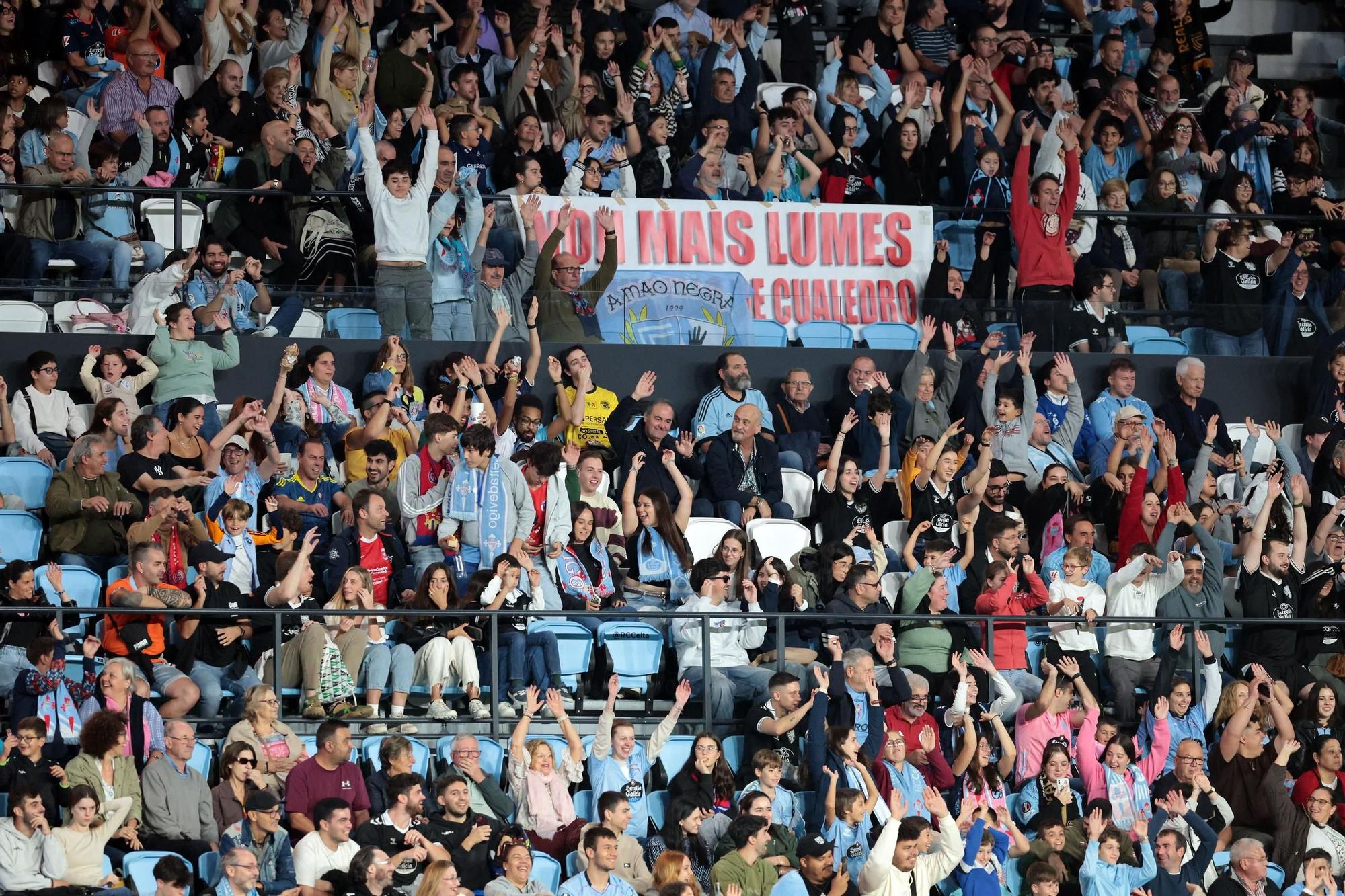 'Xuntos contra o lume': Celta - Selección de Ourense, en imágenes
