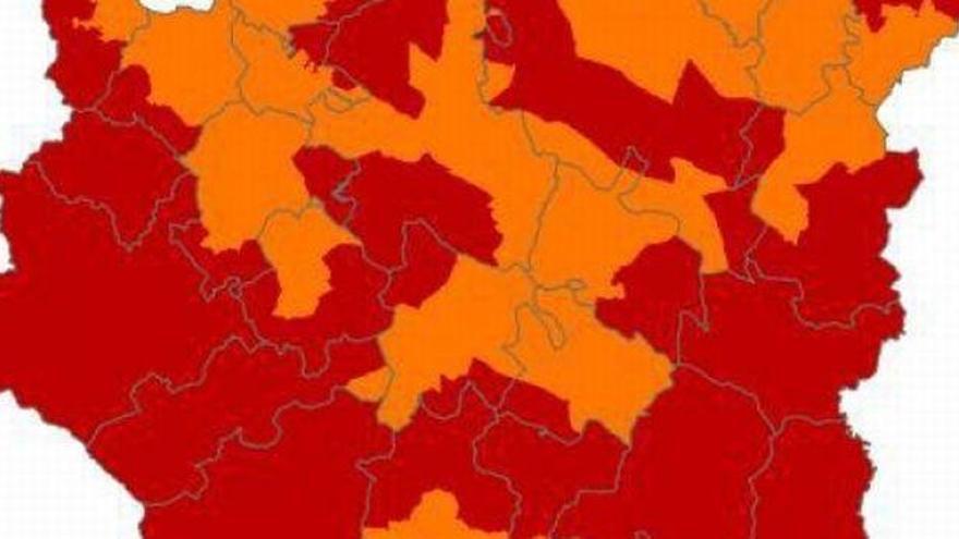 Alerta roja de peligro de incendios forestales en varias zonas de Aragón