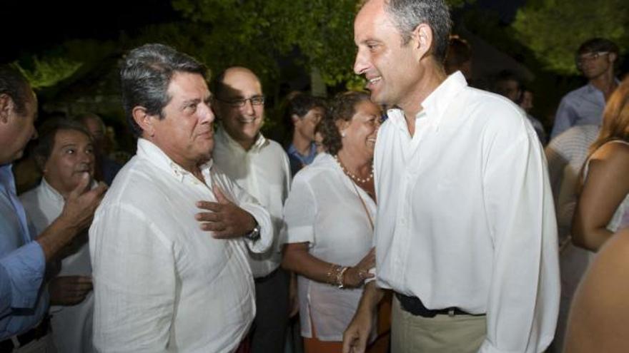 Trillo y Camps, en la cena del PP del inicio de curso político en el verano de 2010.