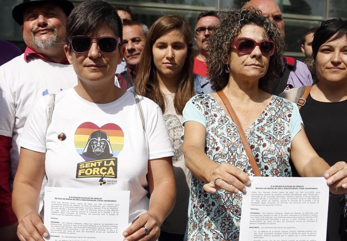 Lambda, con la denuncia ante la Ciudad de la Justicia.