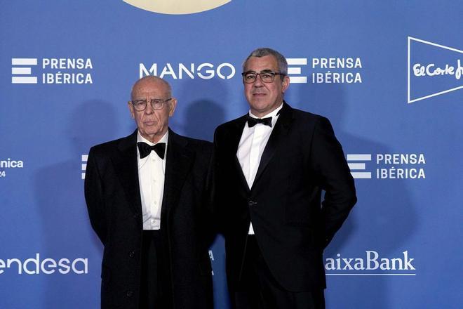 Jesús Prado, consejero de Prensa Ibérica, junto a su hijo, Jesús Javier Prado, gerente de ‘El Periódico de España’.