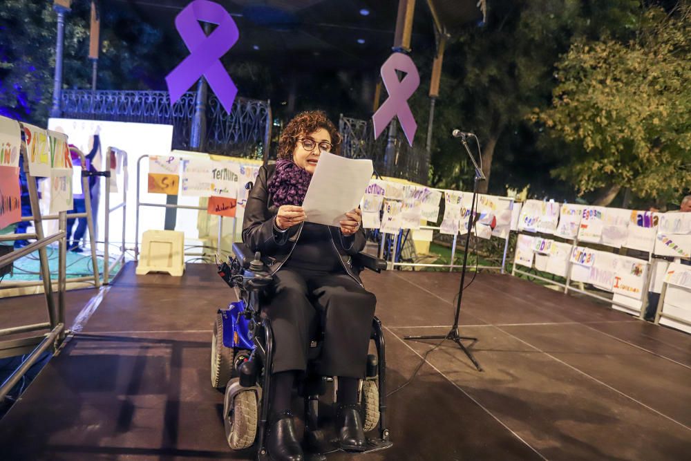 Marcha contra la violencia de género en Orihuela